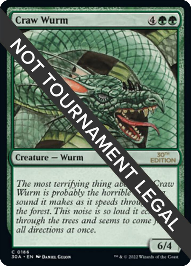 0186 Craw Wurm C 30th Anniversary Edition