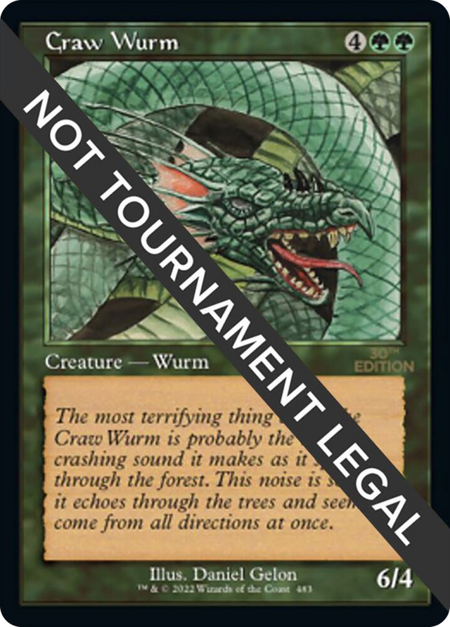 0483 Craw Wurm (Retro Frame) C 30th Anniversary Edition