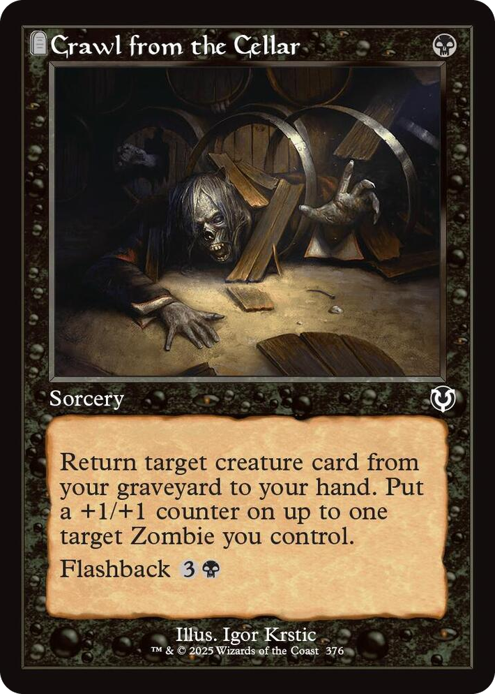 0376 Crawl from the Cellar (Retro Frame) C Innistrad Remastered