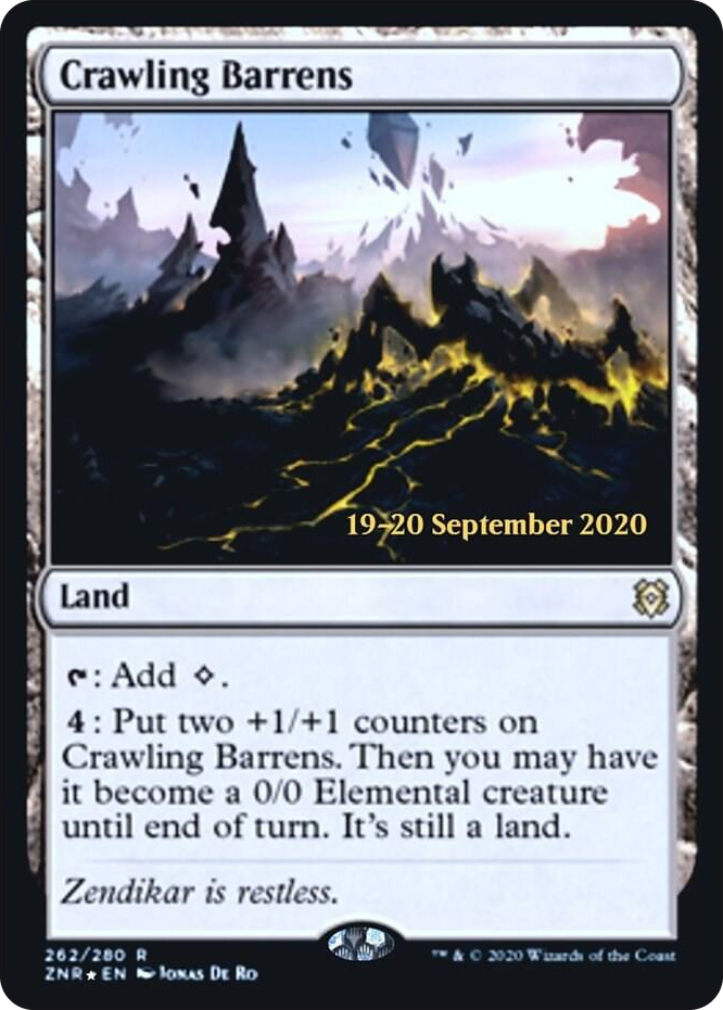 Crawling Barrens #262 R - Prerelease Cards Pokemon card