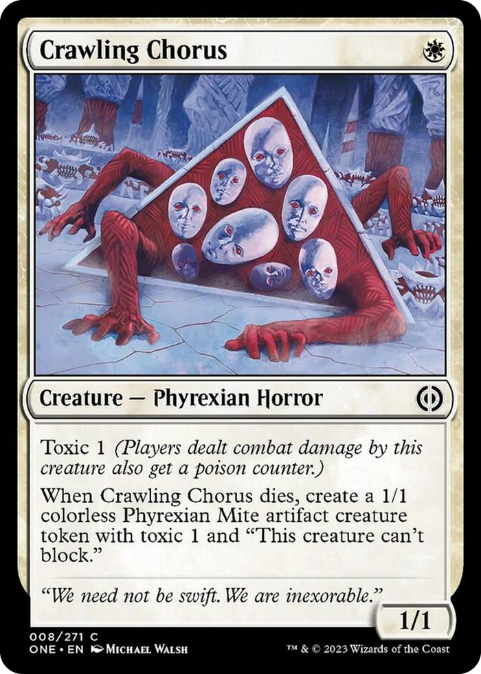 Crawling Chorus #8 C - Phyrexia: All Will Be One Pokemon card