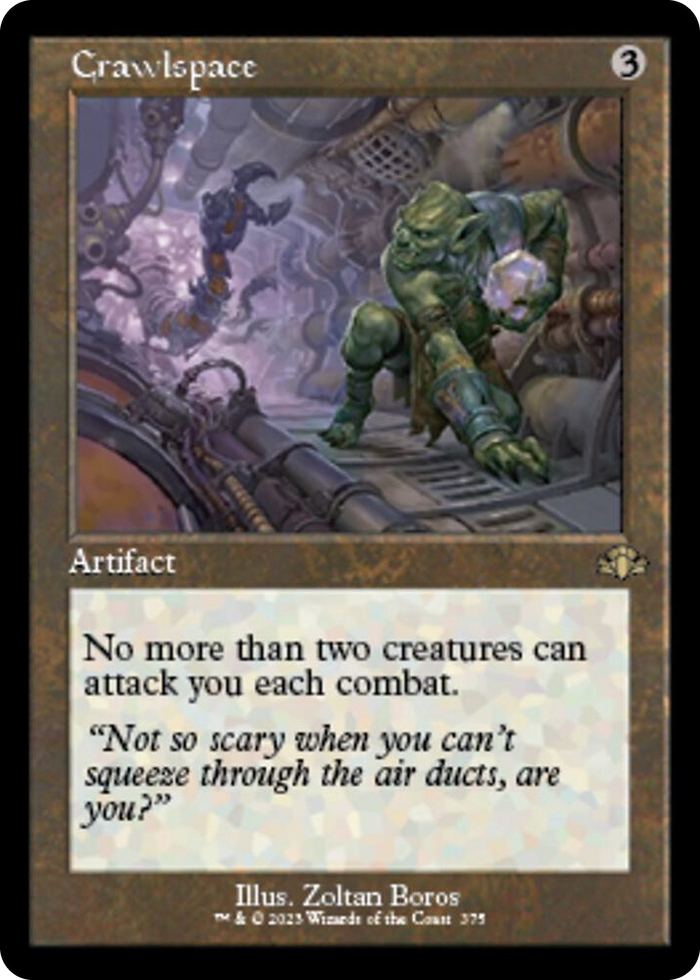 Crawlspace (Retro Frame) #375 R - Dominaria Remastered Pokemon card