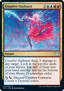 0171 Creative Outburst U Strixhaven: School of Mages