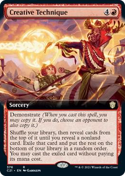 0376 Creative Technique (Extended Art) R Commander 2021