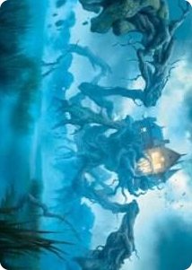 0034 Creeping Inn Art Card S Art Series: Innistrad: Midnight Hunt