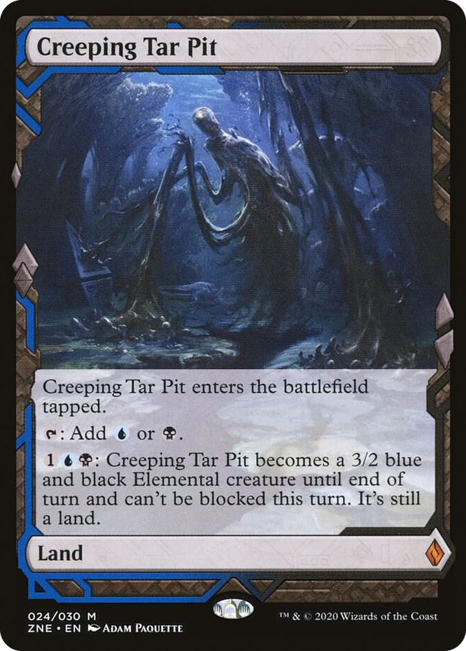 0024 Creeping Tar Pit M Zendikar Rising Expeditions