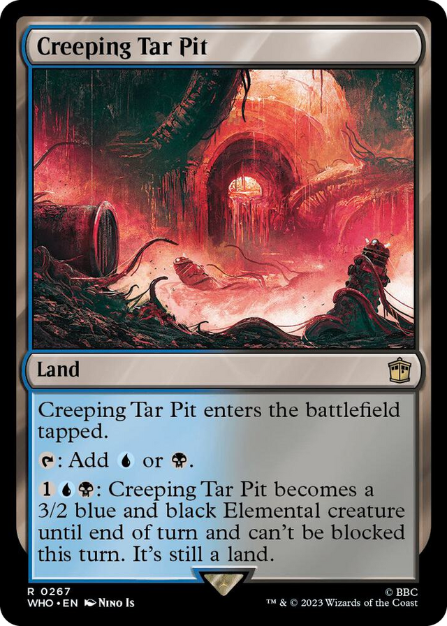 0267 Creeping Tar Pit R Universes Beyond: Doctor Who