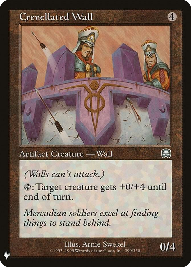 Crenellated Wall #290 U - The List Reprints Pokemon card