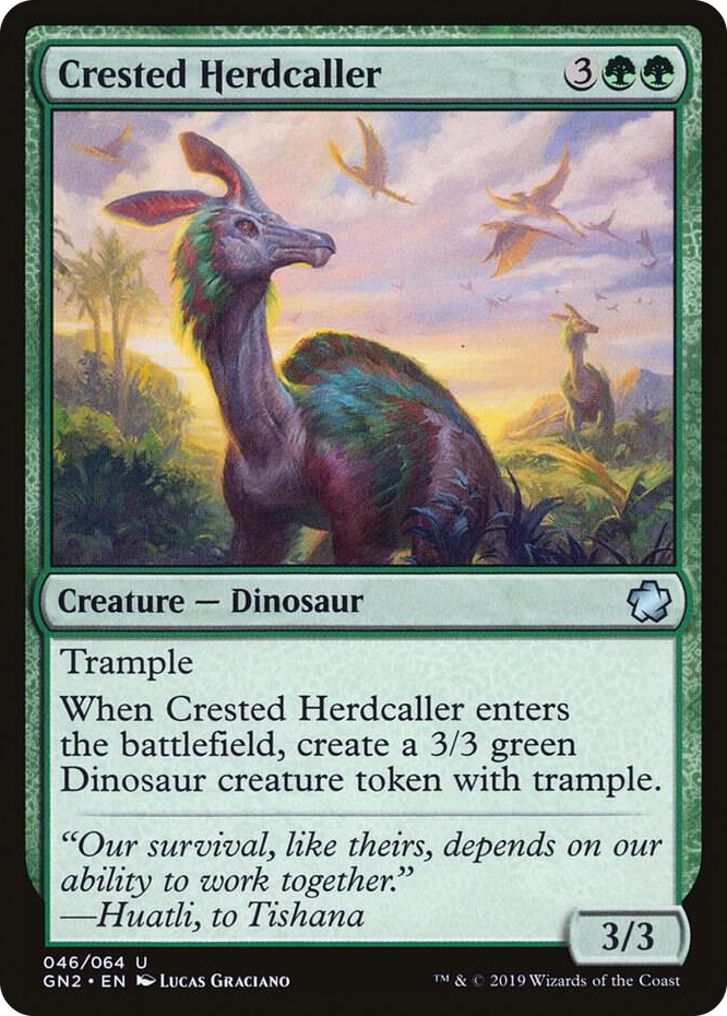 0046 Crested Herdcaller U Magic Game Night 2019