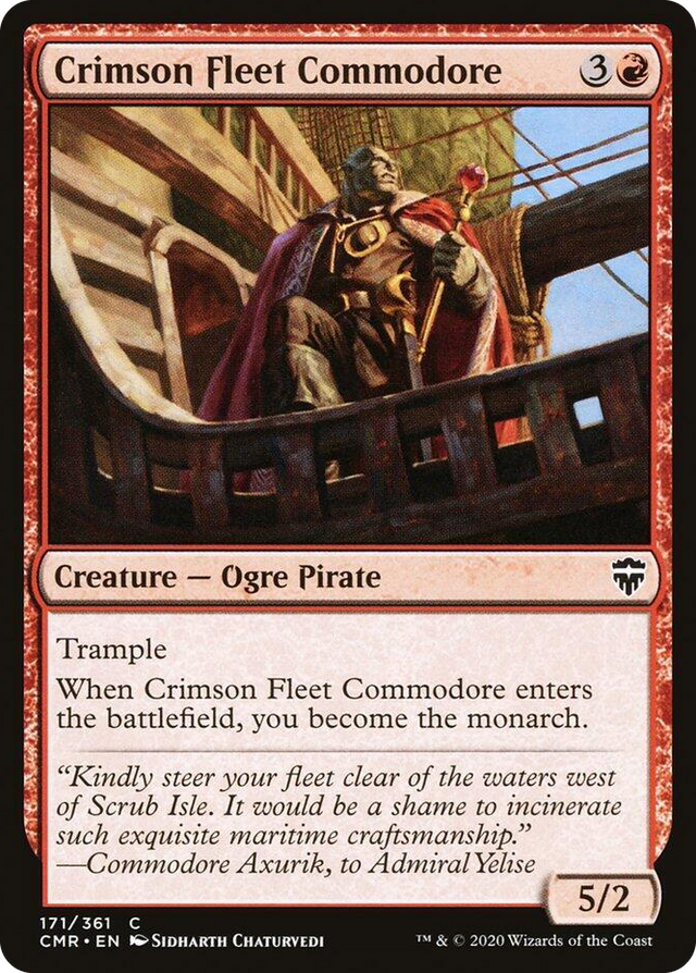 0171 Crimson Fleet Commodore C Commander Legends