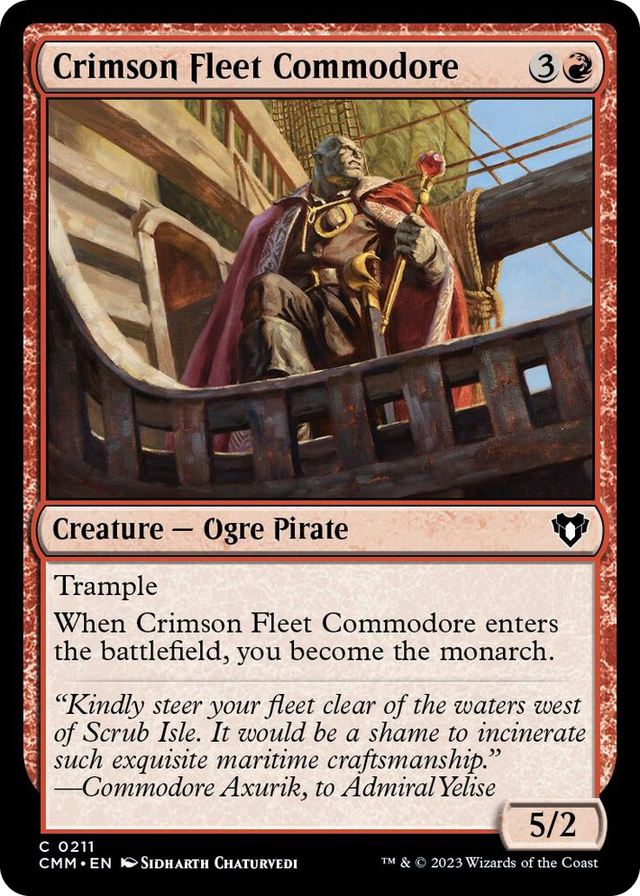 0211 Crimson Fleet Commodore C Commander Masters