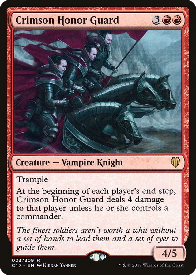 0023 Crimson Honor Guard R Commander 2017