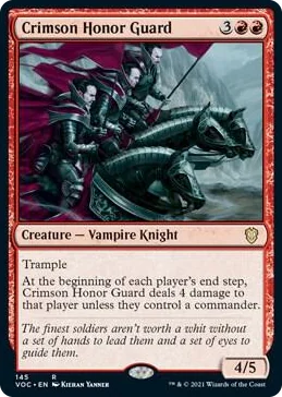 0145 Crimson Honor Guard R Commander: Innistrad: Crimson Vow