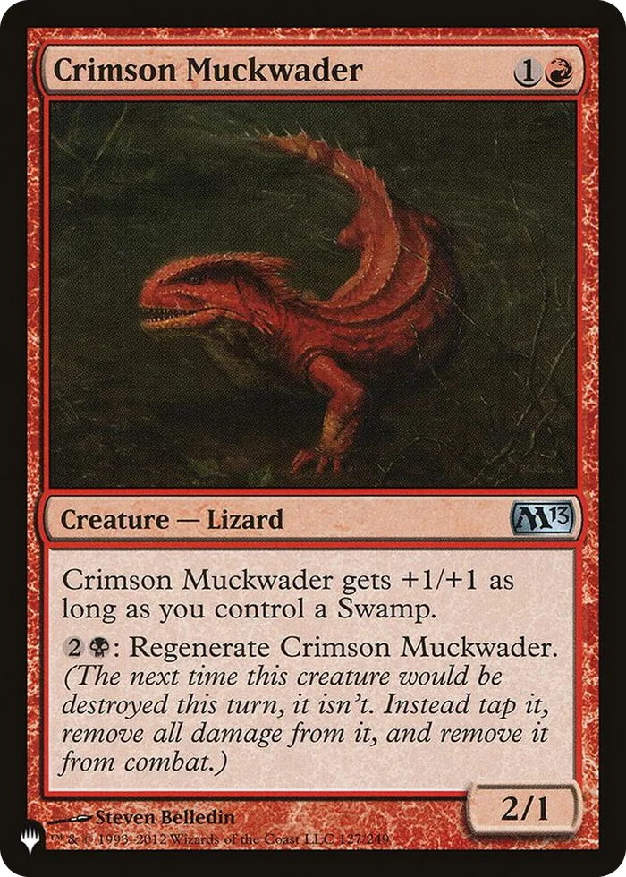 0127 Crimson Muckwader U The List Reprints