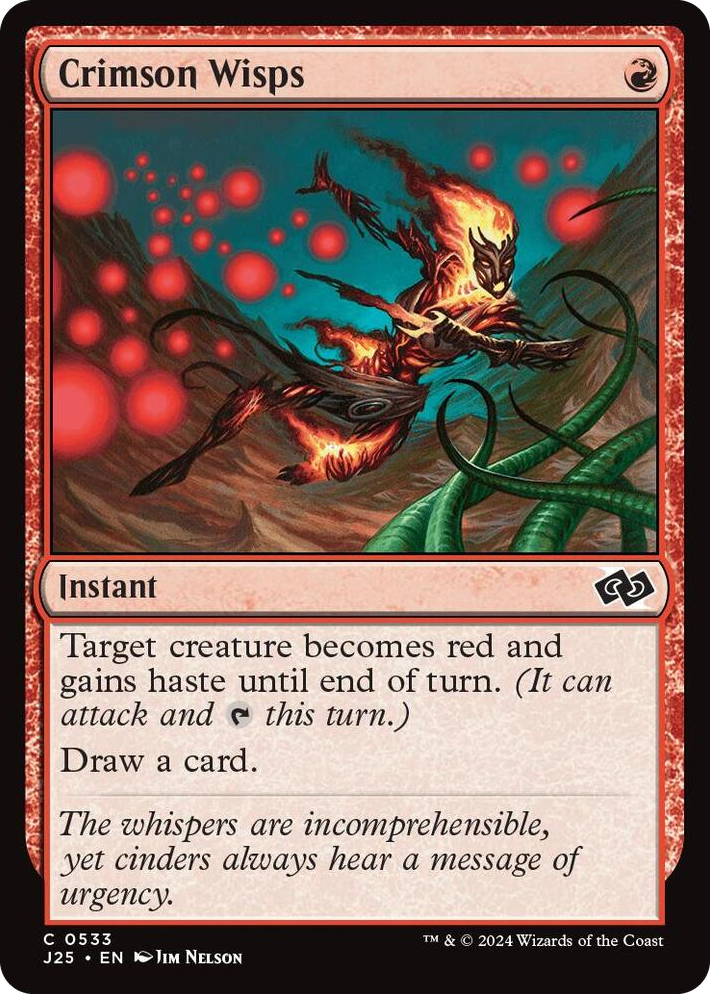 0533 Crimson Wisps C Foundations Jumpstart