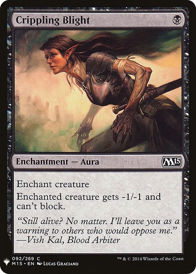 0092 Crippling Blight C The List Reprints
