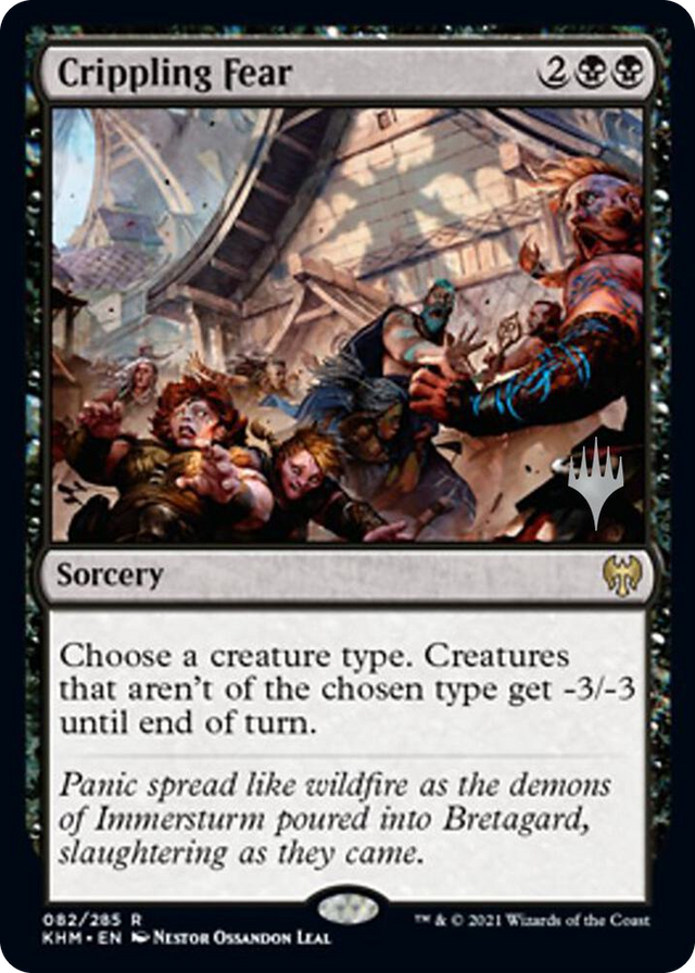 0082 Crippling Fear R Promo Pack: Kaldheim