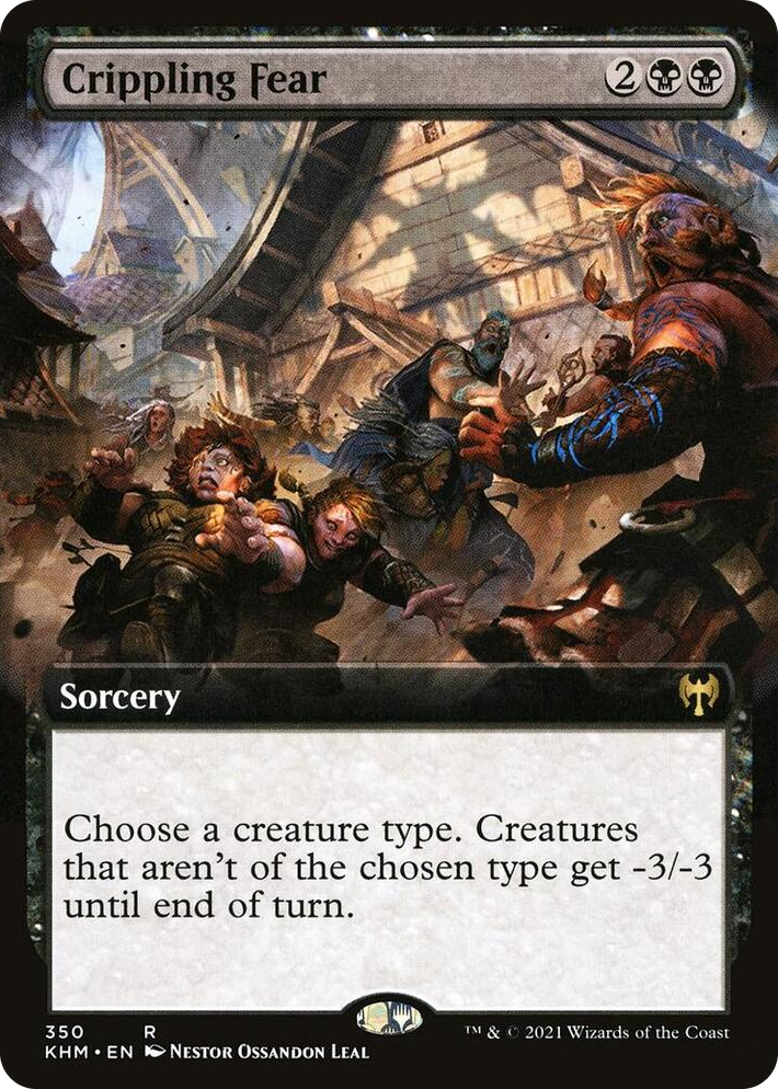0350 Crippling Fear (Extended Art) R Kaldheim