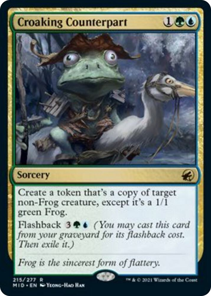 0215 Croaking Counterpart R Innistrad: Midnight Hunt