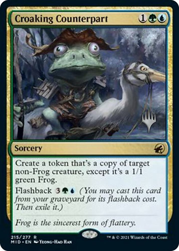 0215 Croaking Counterpart R Promo Pack: Innistrad: Midnight Hunt