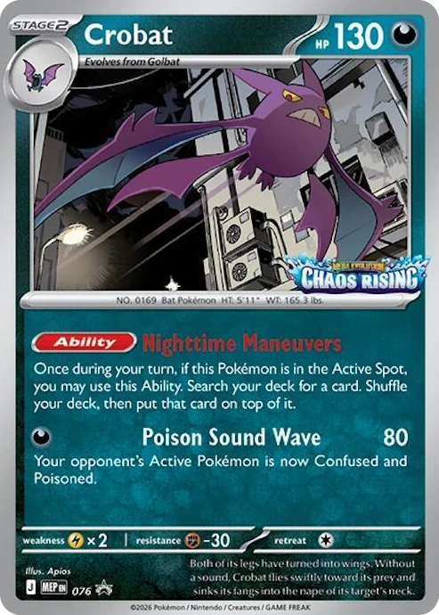 0076 Crobat - 076 Promo Mega Evolution Promo