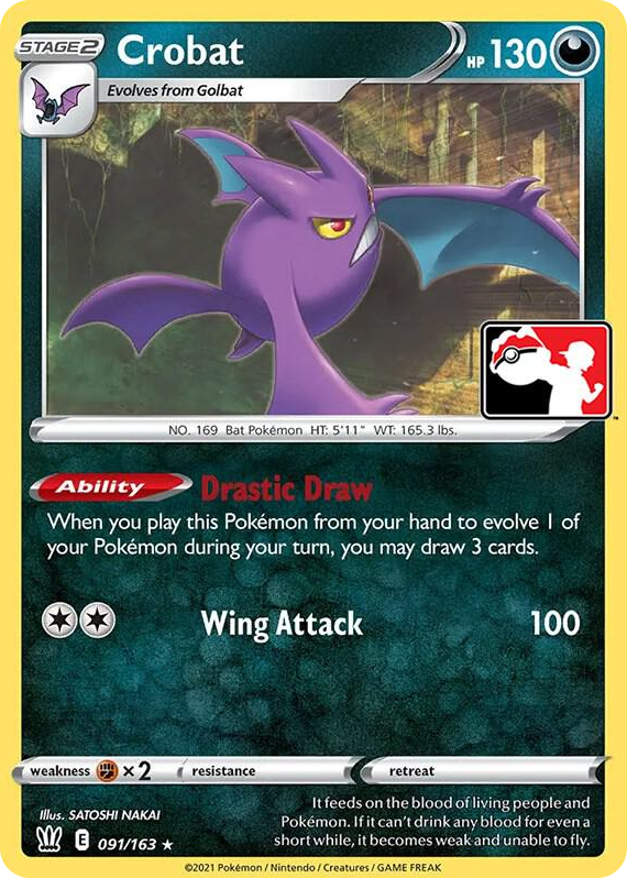 0091 Crobat Rare Prize Pack Series Cards