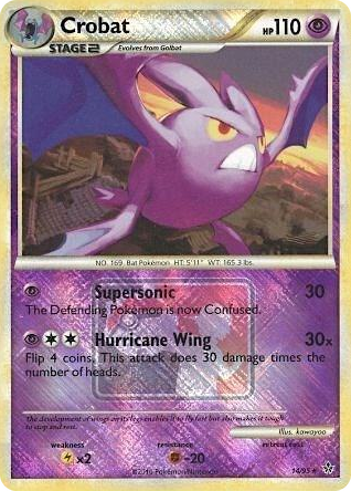 0014 Crobat - 14/95 (League Promo) Promo League & Championship Cards