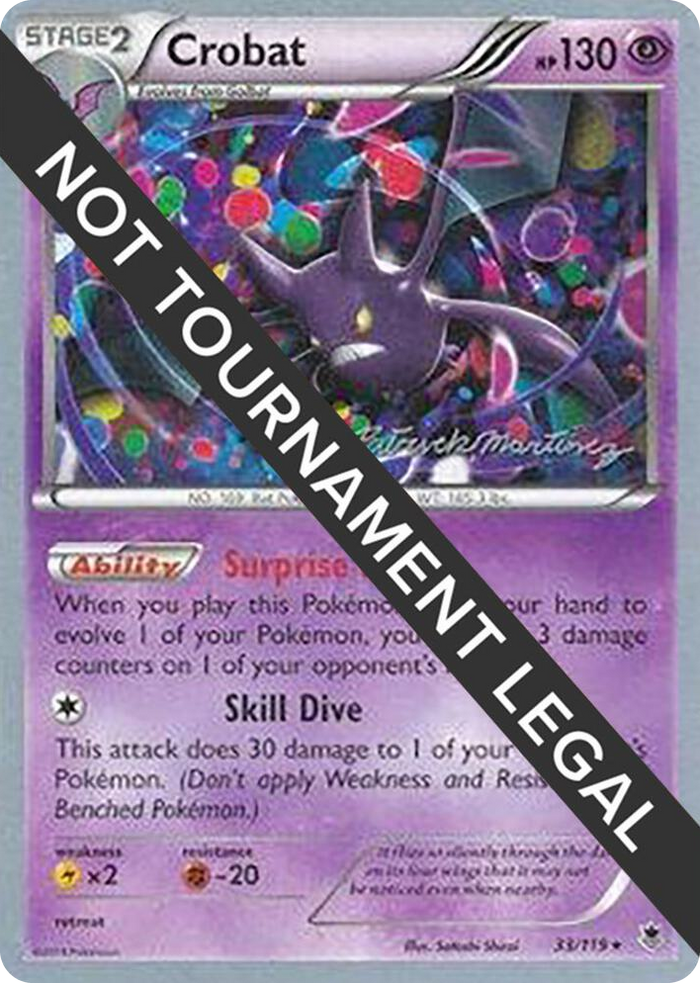 0033 Crobat - 2015 (Patrick Martinez) Rare World Championship Decks