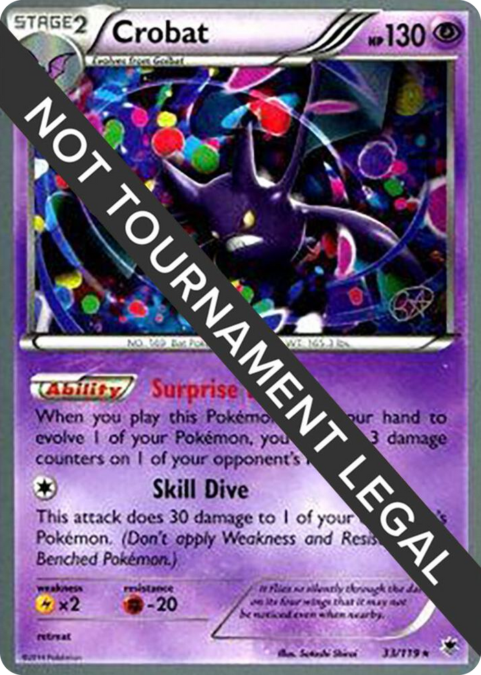 0033 Crobat - 2015 (Rowan Stavenow) Rare World Championship Decks