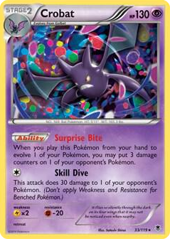 0033 Crobat - 33/119 (Cosmos Holo) Promo Miscellaneous Cards & Products