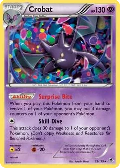 0033 Crobat - 33/119 (Cosmos Holo) Promo Miscellaneous Cards & Products