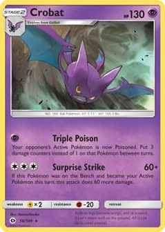 0056 Crobat - 56/149 (Cosmos Holo) Promo Blister Exclusives