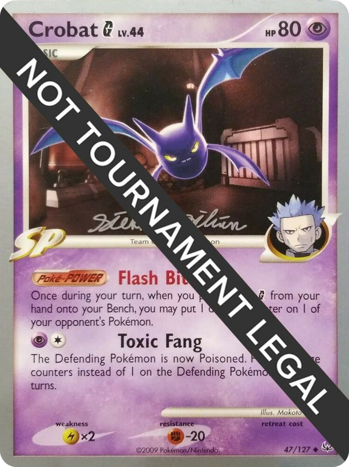 0047 Crobat G - 2009 (Stephen Silvestro) Uncommon World Championship Decks