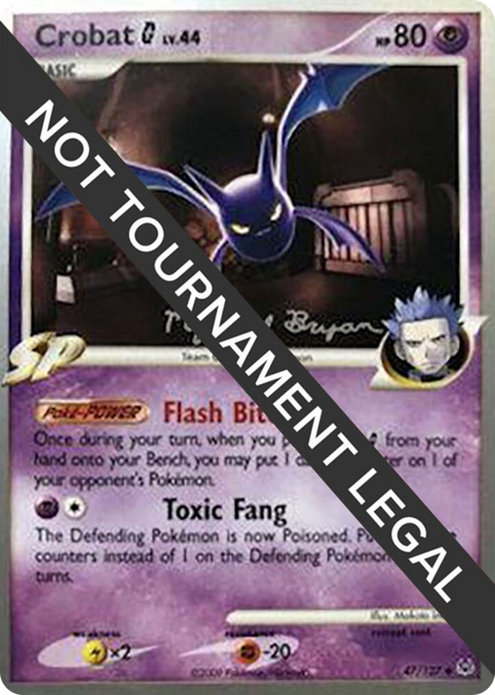 0047 Crobat G - 2010 (Mychael Bryan) Uncommon World Championship Decks