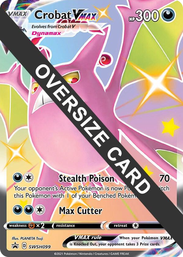 0099 Crobat VMAX - SWSH099 Promo Jumbo Cards