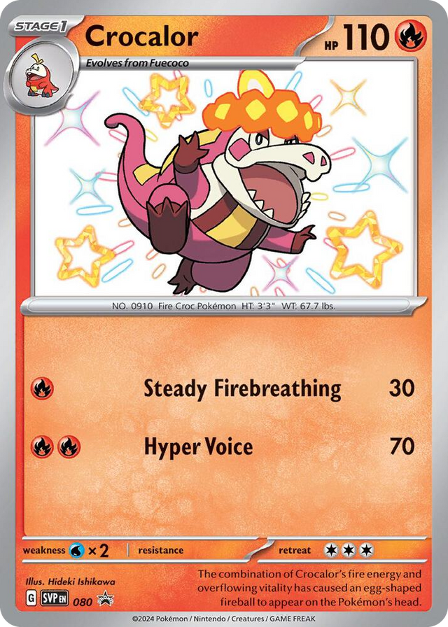 0080 Crocalor - 080 Promo Scarlet & Violet Promo Cards