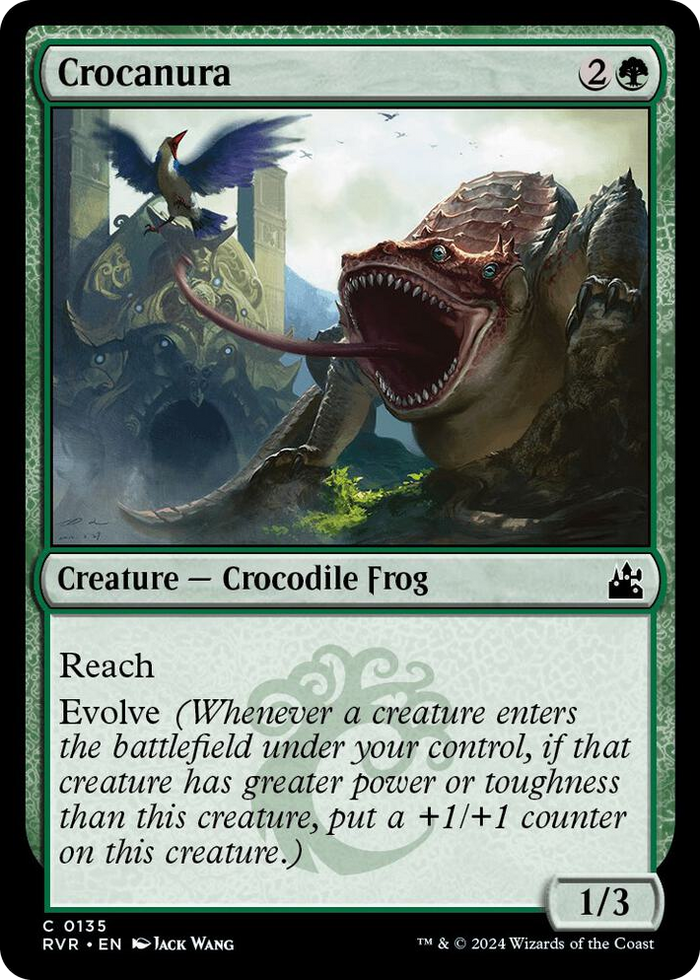 Crocanura #135 C - Ravnica Remastered Pokemon card