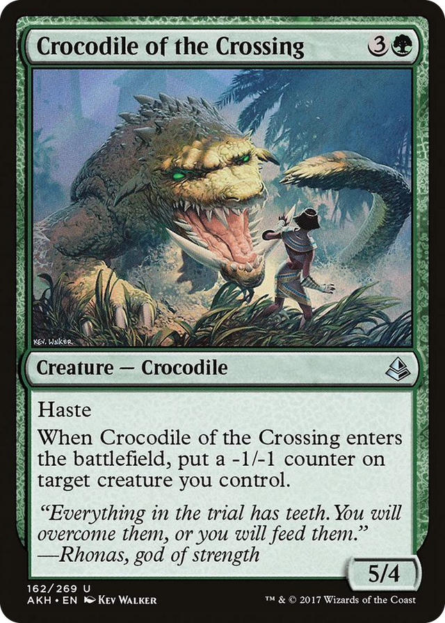0162 Crocodile of the Crossing U Amonkhet