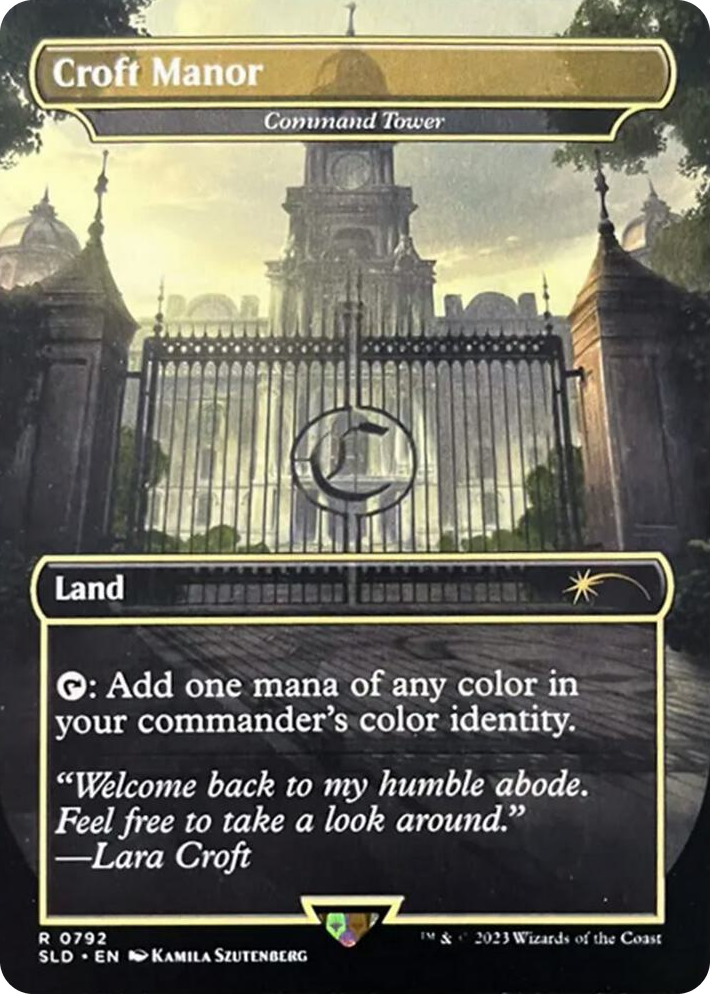 0792 Croft Manor - Command Tower R Secret Lair Drop Series
