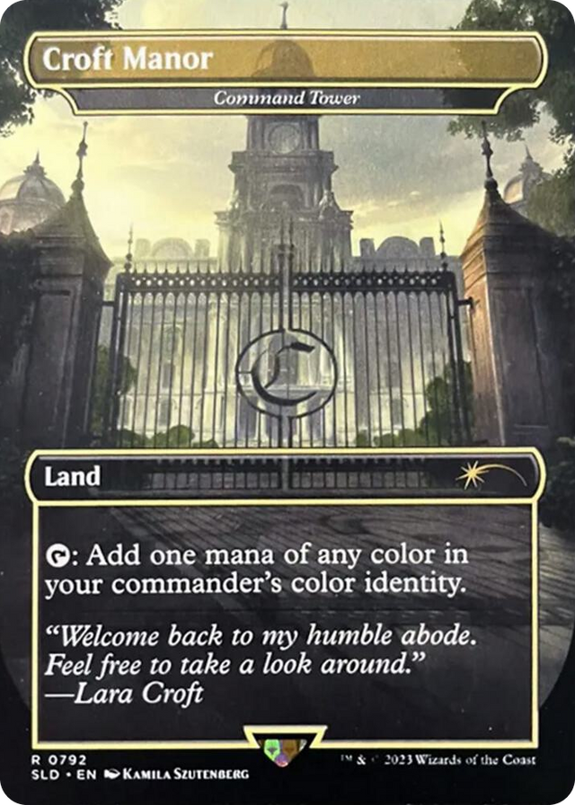 0792 Croft Manor - Command Tower R Secret Lair Drop Series