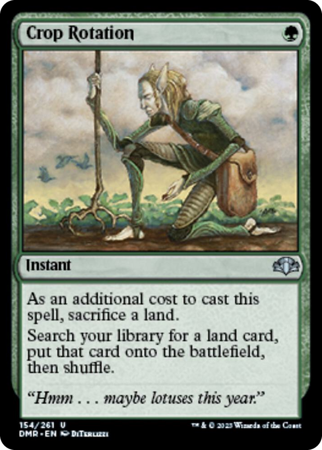 0154 Crop Rotation U Dominaria Remastered