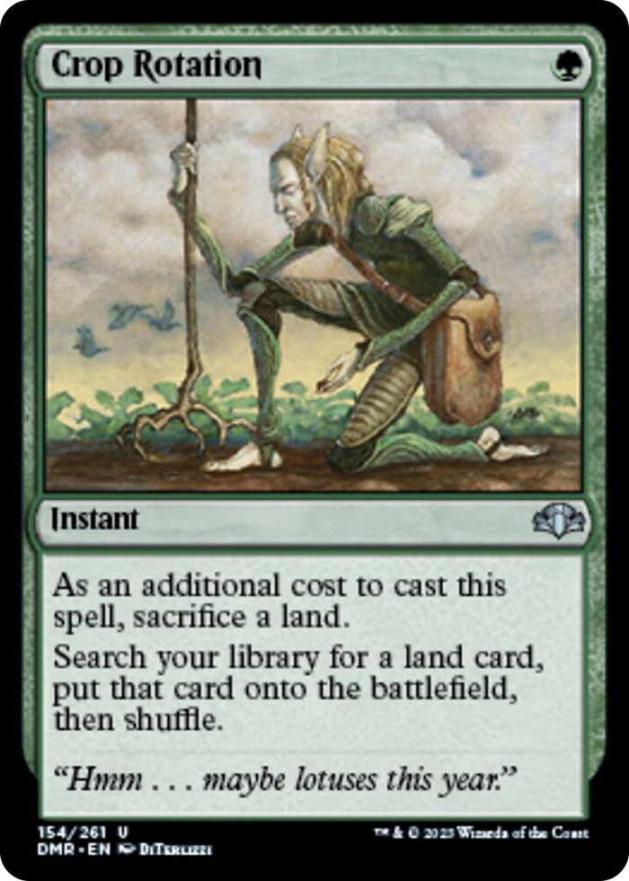 Crop Rotation #154 U - Dominaria Remastered Pokemon card