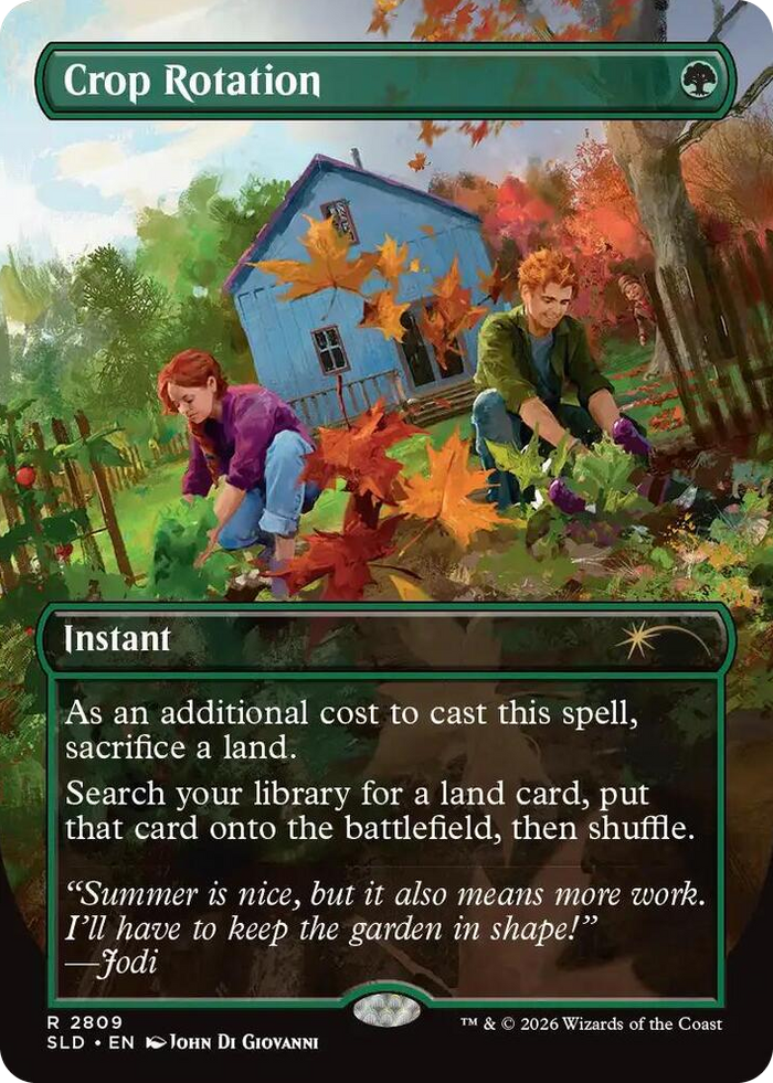Crop Rotation #2809 R - Secret Lair Drop Series Pokemon card