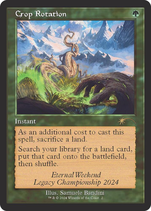 0002 Crop Rotation (Retro Frame) (Eternal Weekend 2024 Promo) P Unique and Miscellaneous Promos