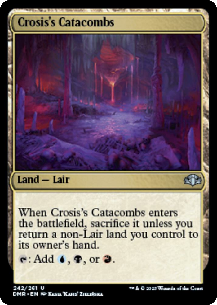 Crosis's Catacombs #242 U - Dominaria Remastered Pokemon card