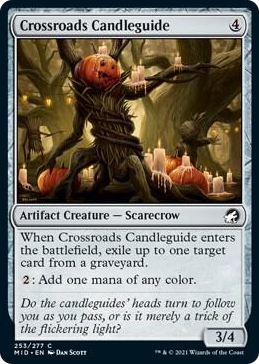 0253 Crossroads Candleguide C Innistrad: Midnight Hunt