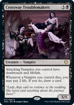 0017 Crossway Troublemakers R Commander: Innistrad: Crimson Vow