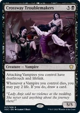 0017 Crossway Troublemakers R Commander: Innistrad: Crimson Vow