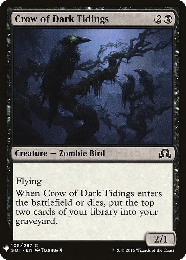 0105 Crow of Dark Tidings C The List Reprints