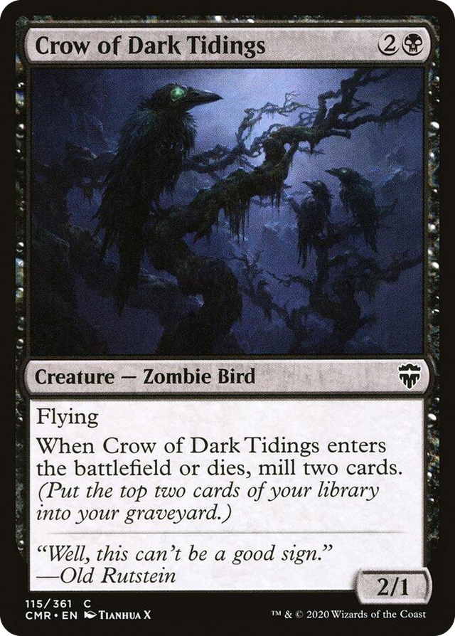 0115 Crow of Dark Tidings C Commander Legends